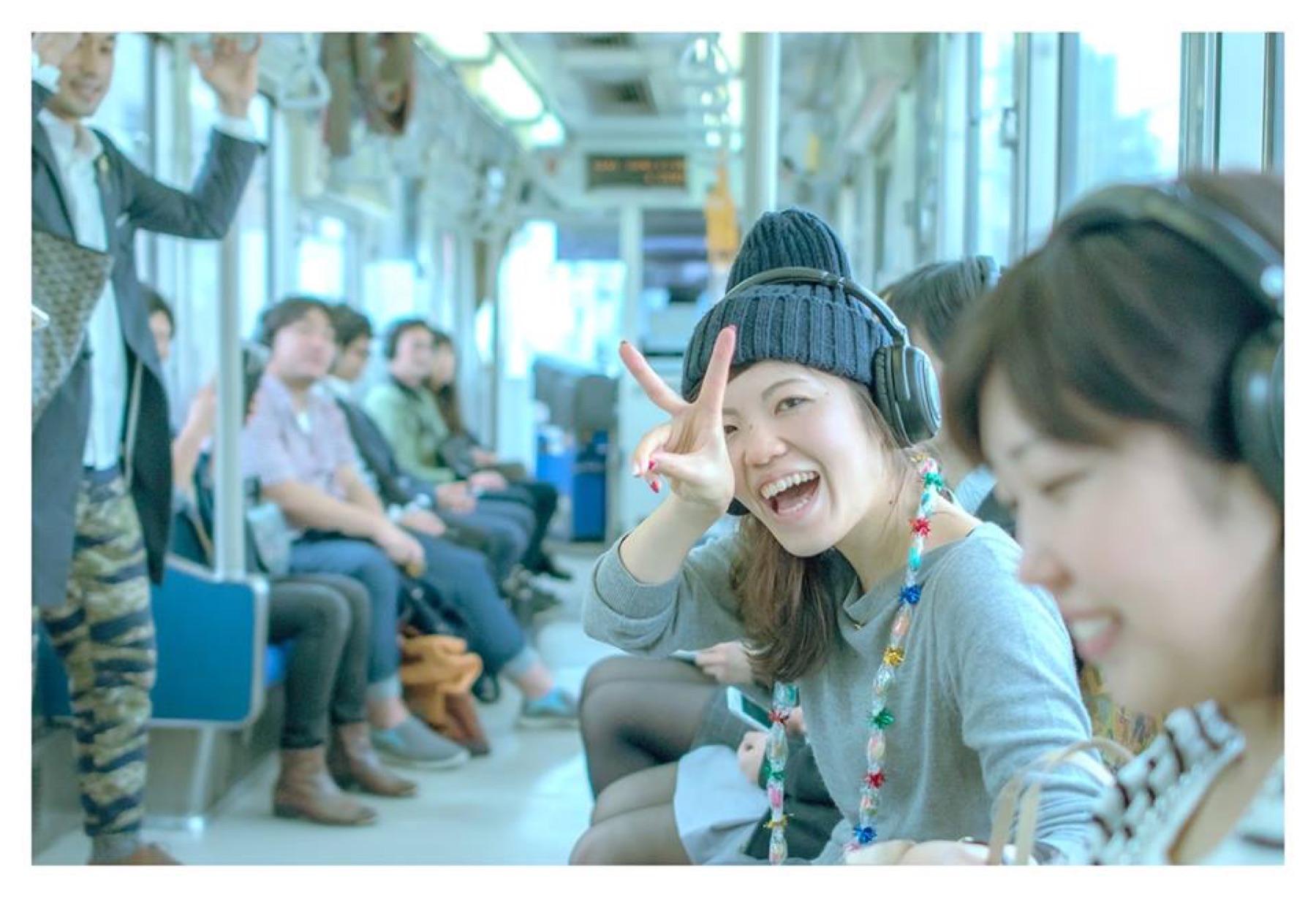 電車内で開催されたがたんごとんフェス